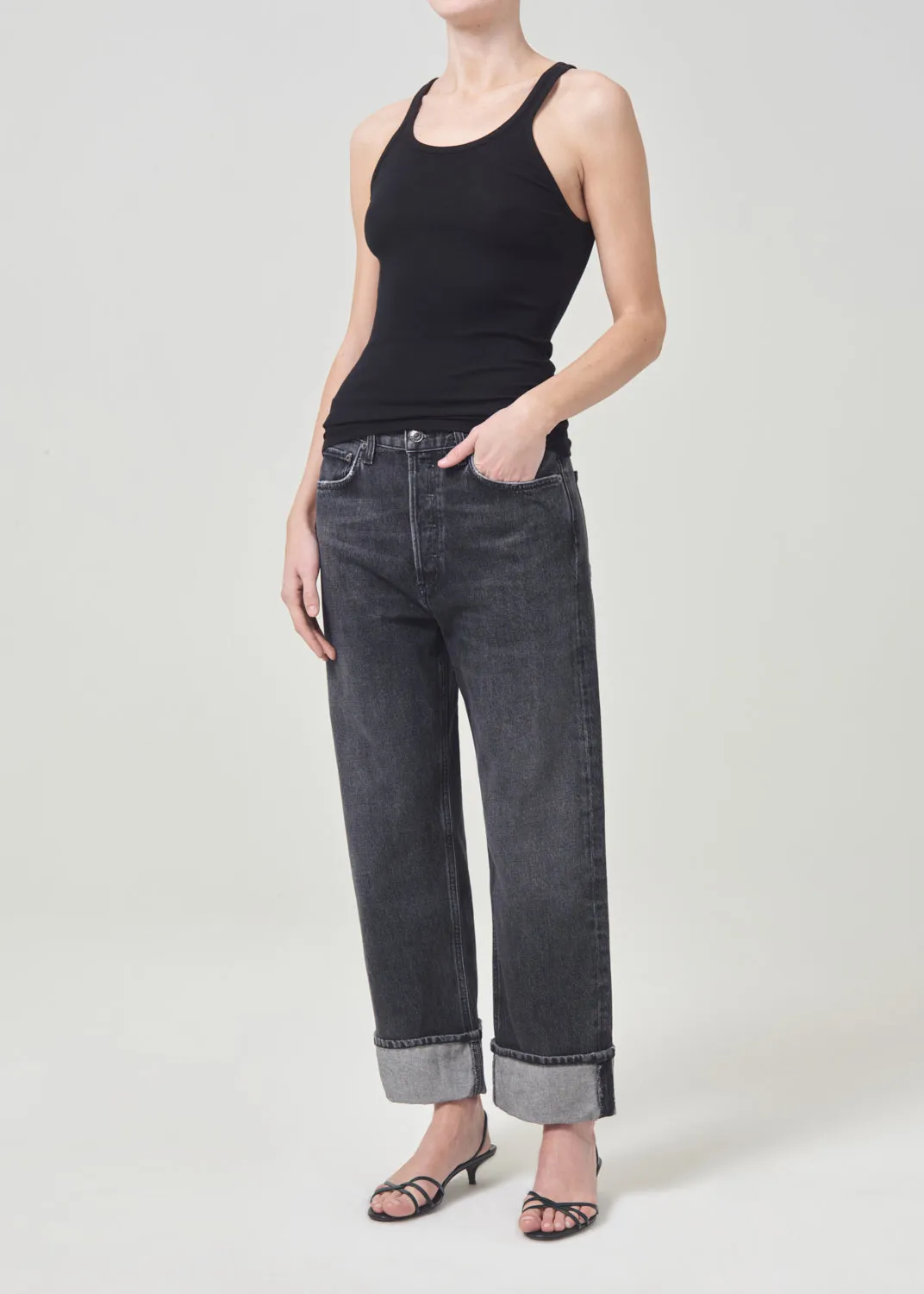 Zane Tank in Black sold by Agolde product image thumbnail 4