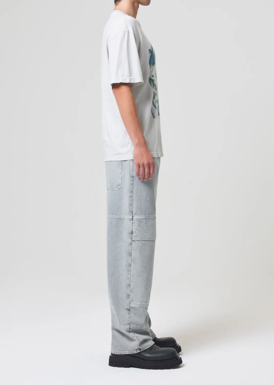 Sumner Tee (Kim) in Ice Cabbage sold by Agolde product image thumbnail 3