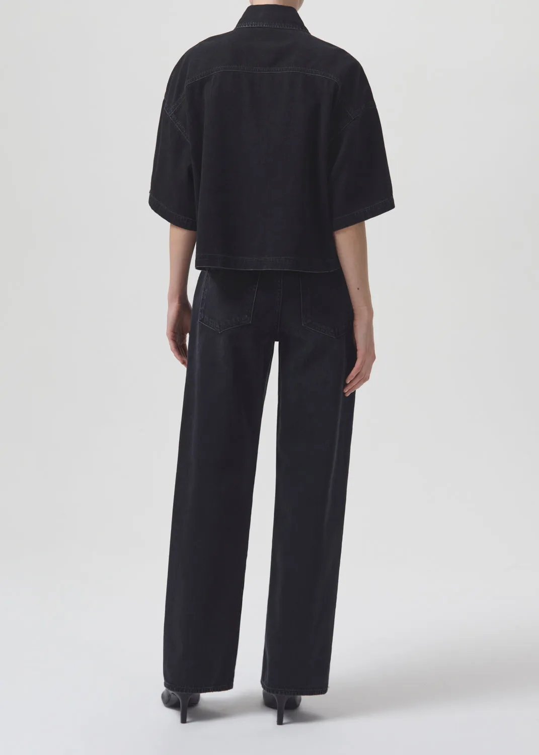 Rona Box Shirt in Intense sold by Agolde product image thumbnail 2