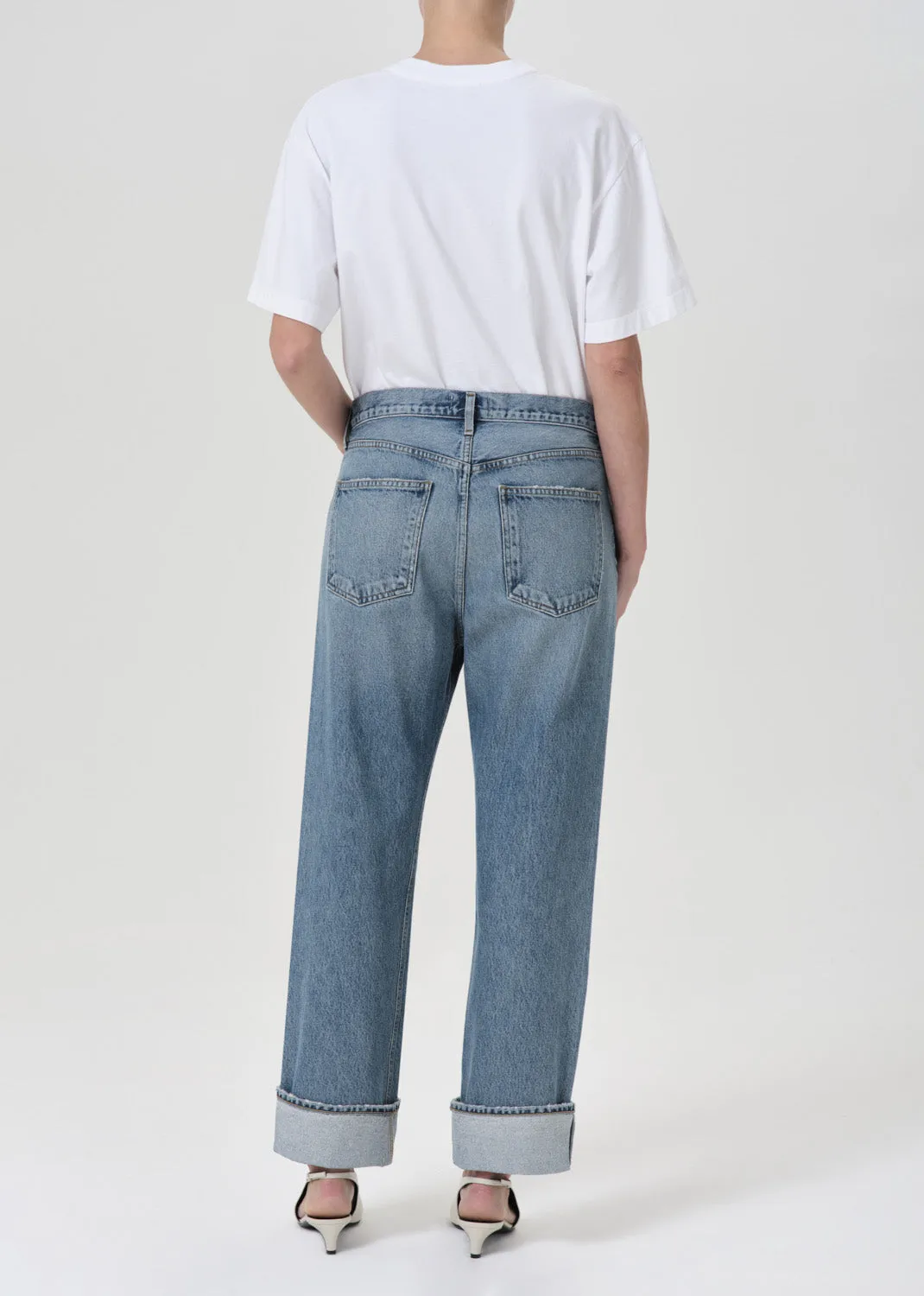Fran Low Slung Straight in Invention sold by Agolde product image thumbnail 2