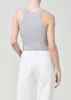 Maria Bodysuit in Grey Heather sold by Agolde