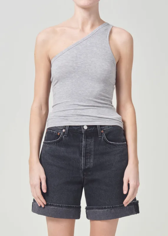 Brita Tank in Grey Heather sold by Agolde