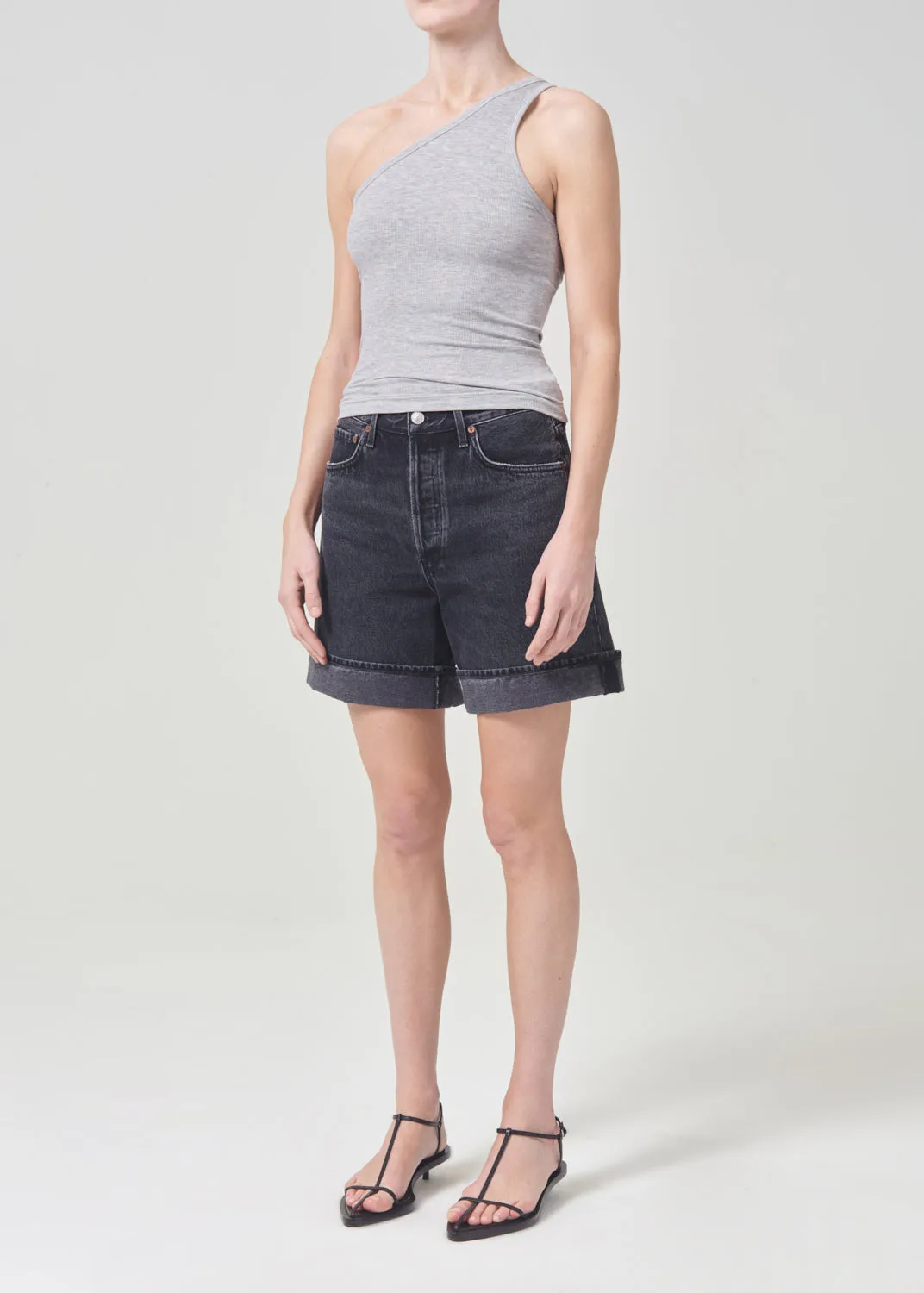 Brita Tank in Grey Heather sold by Agolde product image thumbnail 4