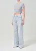 Savannah Tee in Grey Heather sold by Agolde