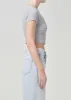 Savannah Tee in Grey Heather sold by Agolde