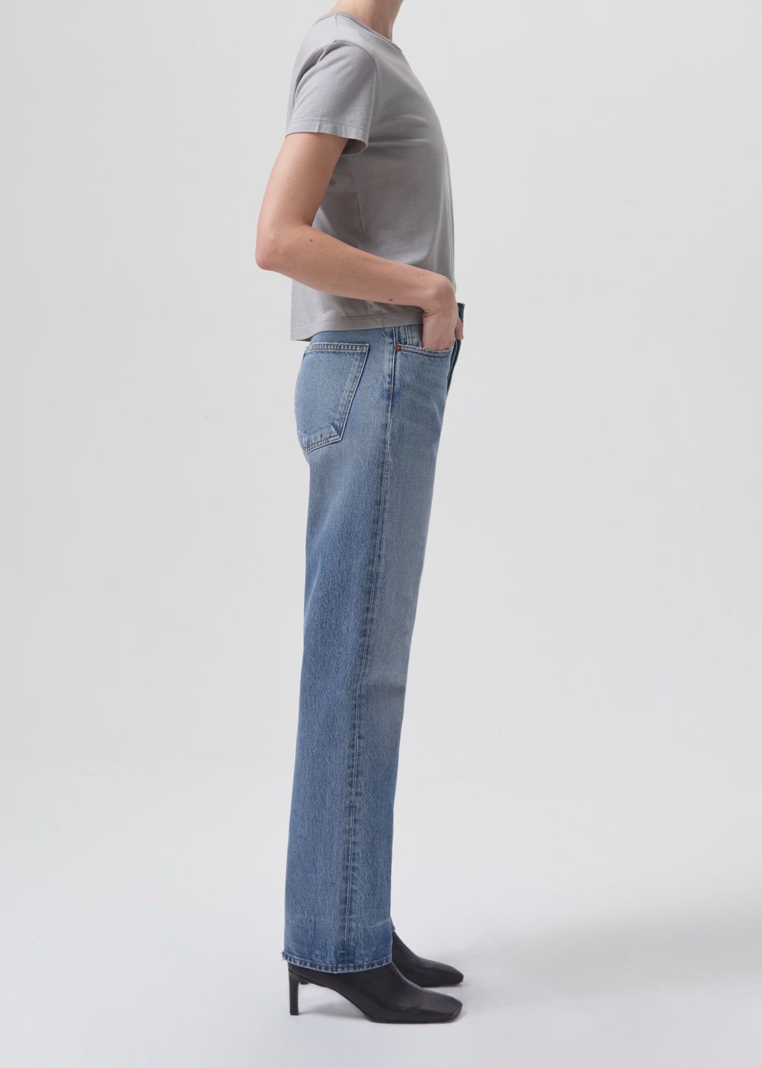 90's Pinch Waist High Rise Straight in Soul sold by Agolde product image thumbnail 3