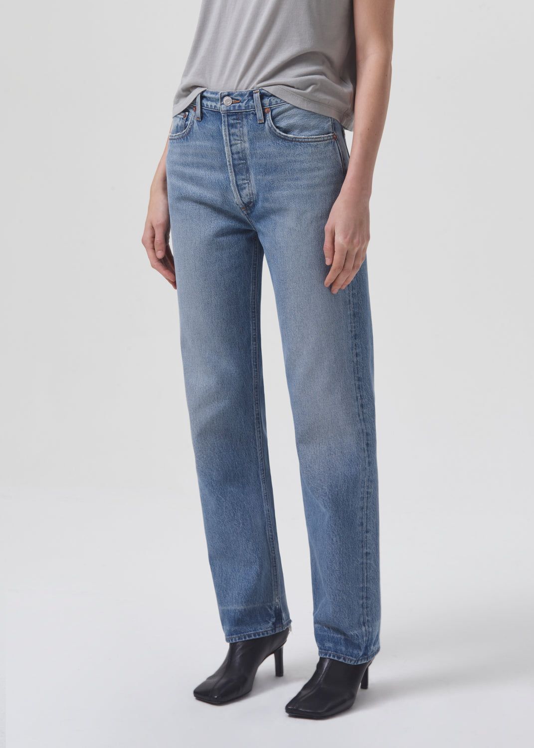 90's Pinch Waist High Rise Straight in Soul sold by Agolde product image thumbnail 5