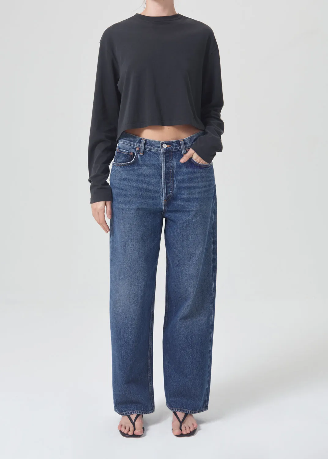 Low Slung Baggy 28" in Image sold by Agolde