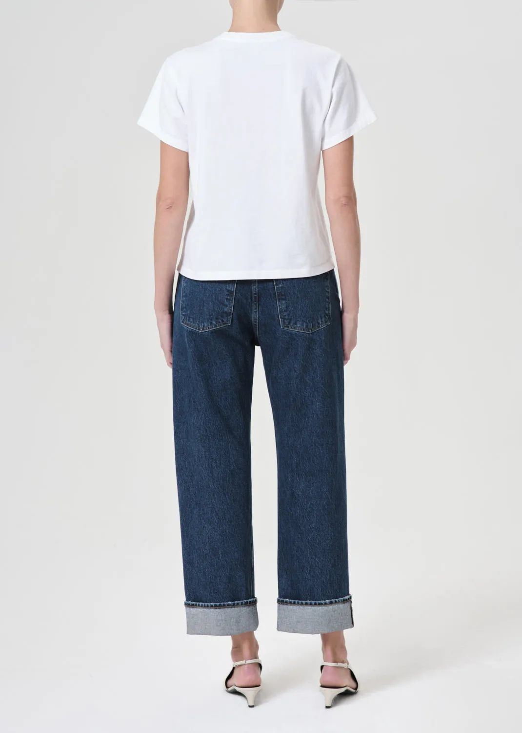 Fran Low Slung Straight in Enamour sold by Agolde product image thumbnail 2