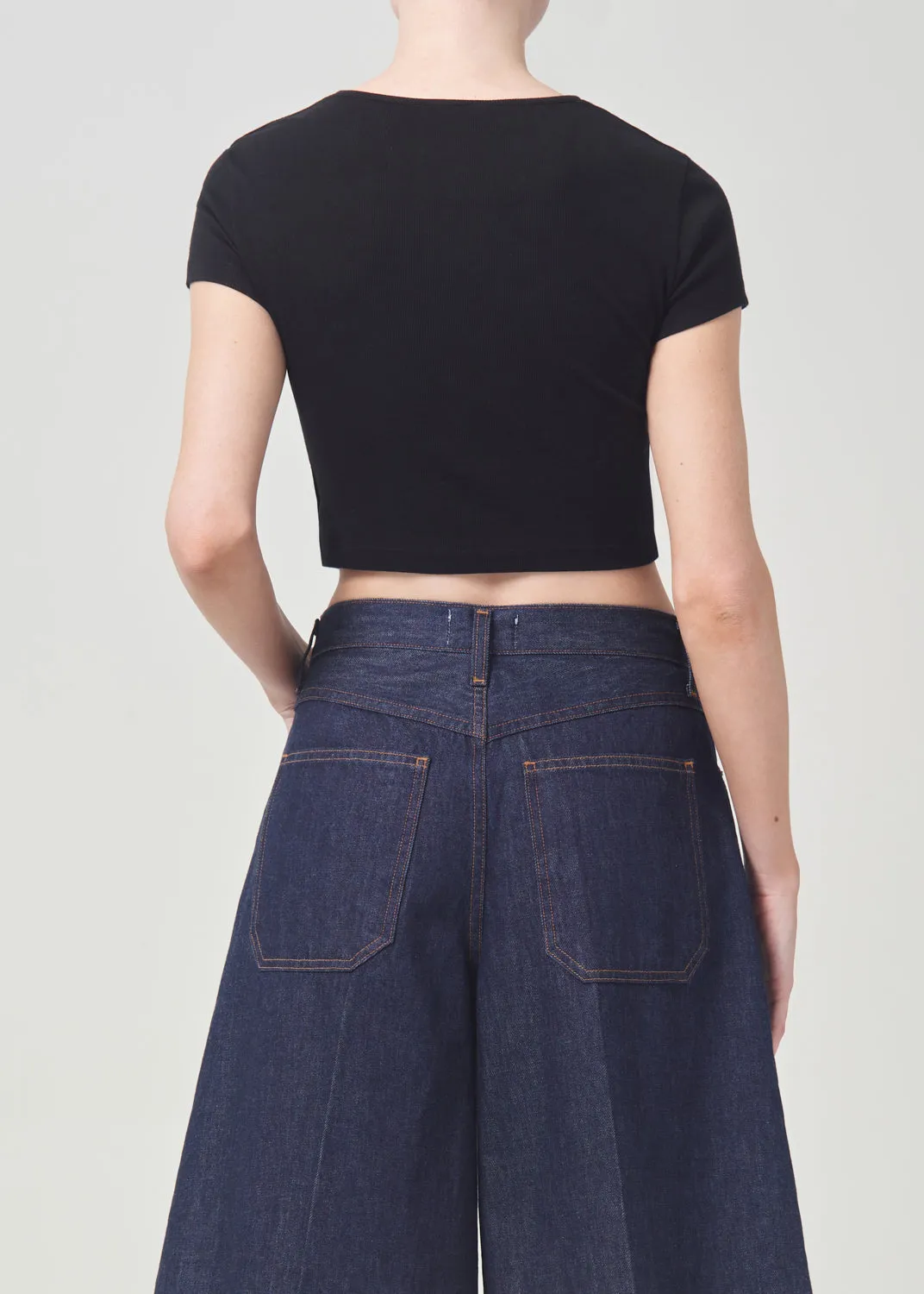 Savannah Tee in Black sold by Agolde product image thumbnail 3