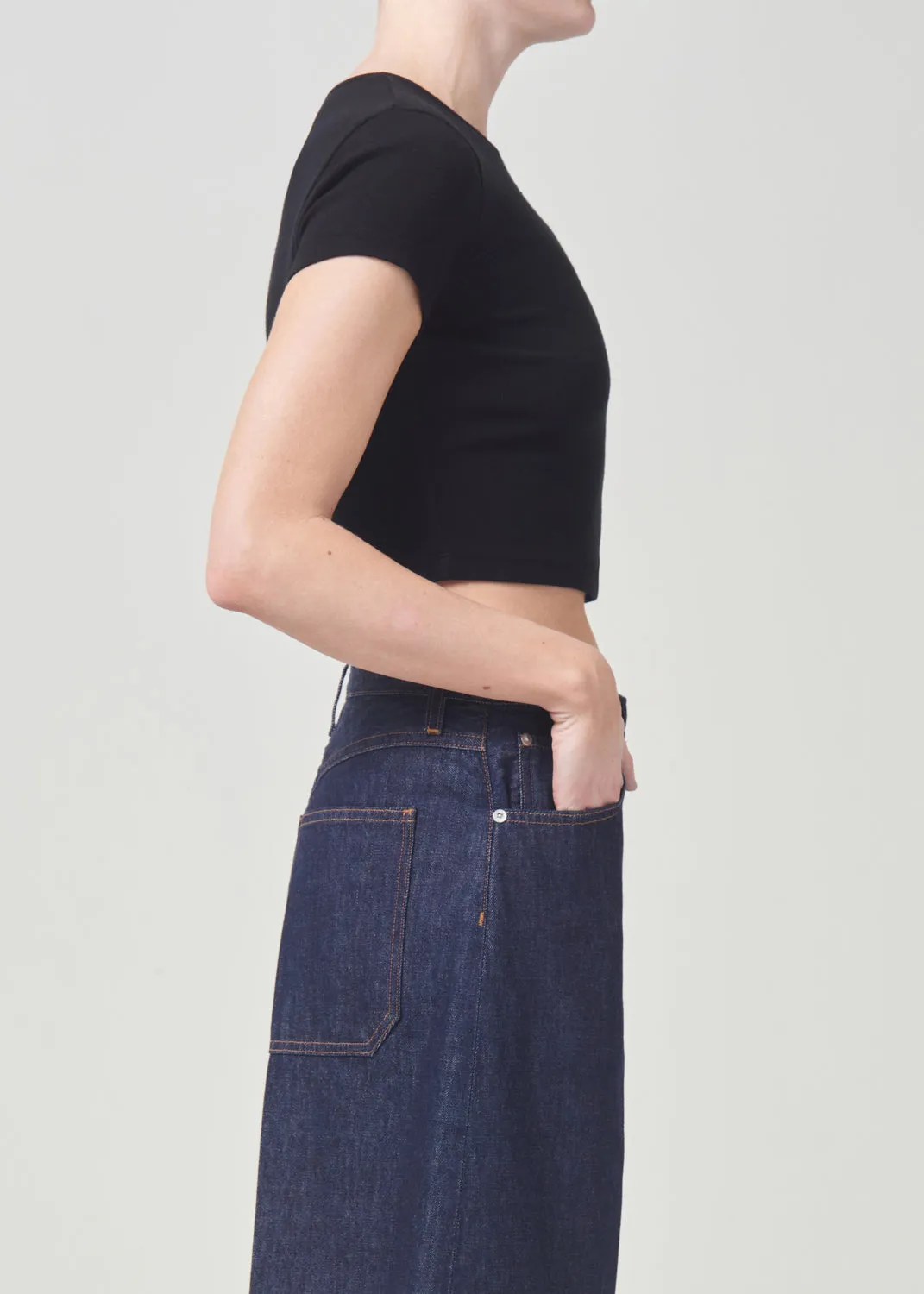 Savannah Tee in Black sold by Agolde product image thumbnail 2