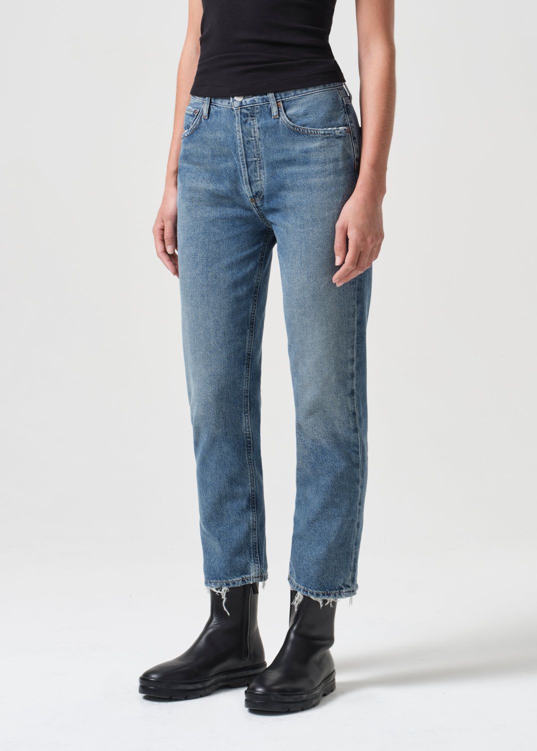 Riley High Rise Straight Crop in Collective sold by Agolde product image thumbnail 4