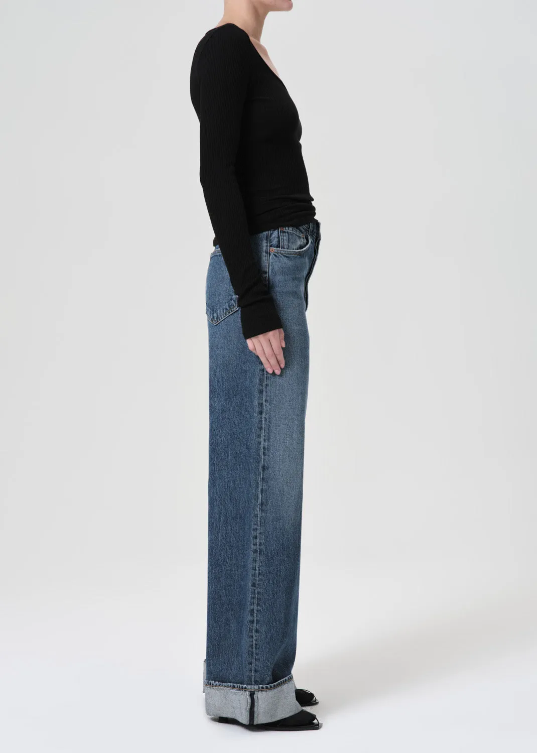 Dame High Rise Wide Leg in Control sold by Agolde product image thumbnail 3