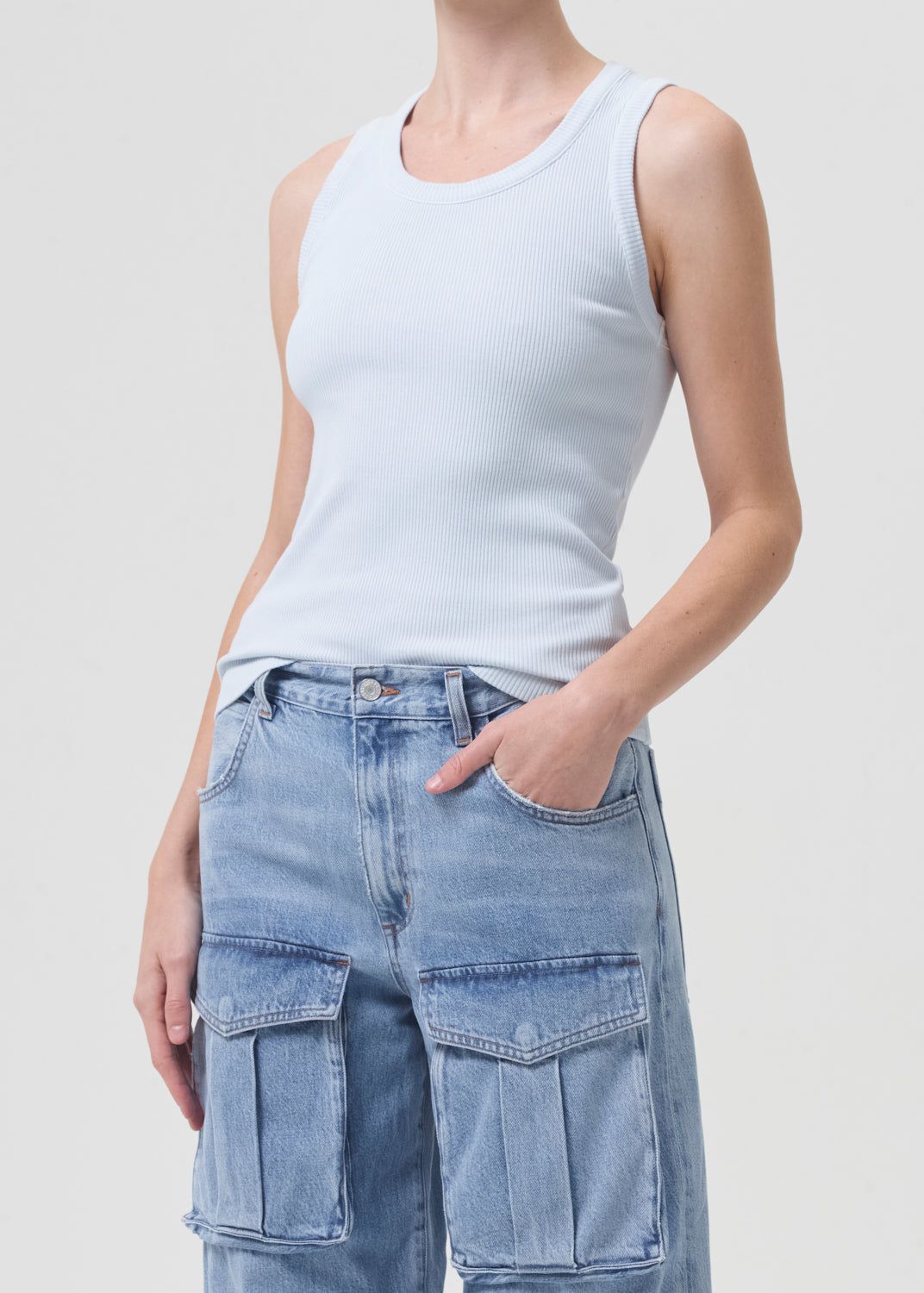 Poppy Tank in Wolf Eye sold by Agolde product image thumbnail 4