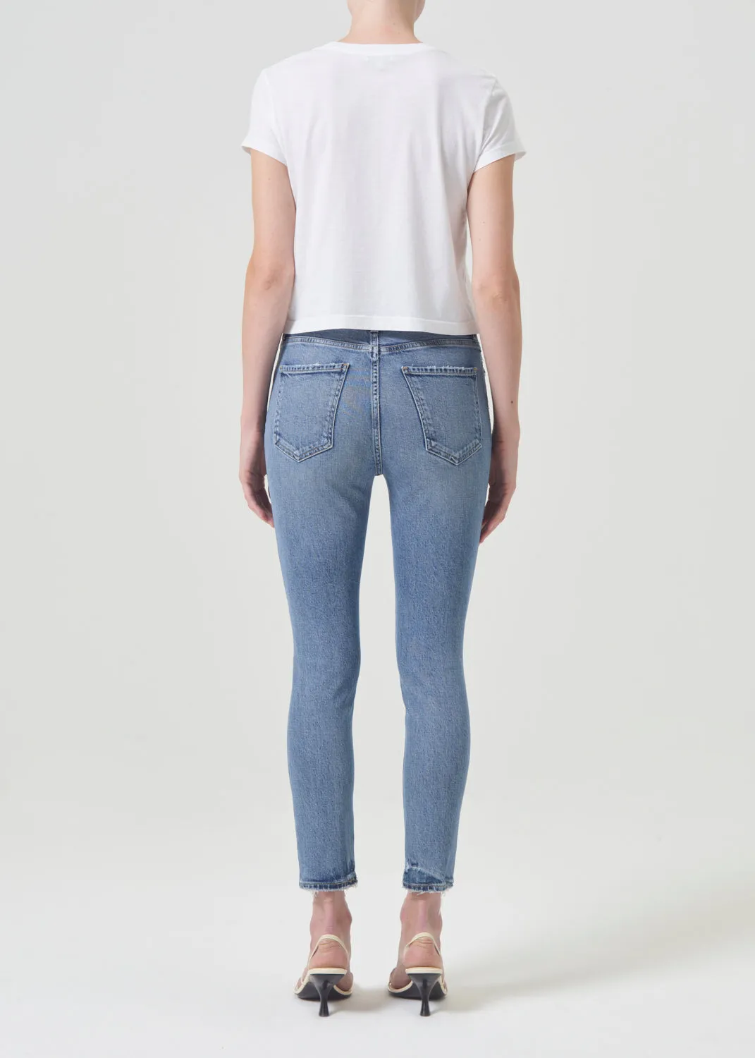 Nico High Rise Slim Fit (STRETCH) in Blame sold by Agolde product image thumbnail 2