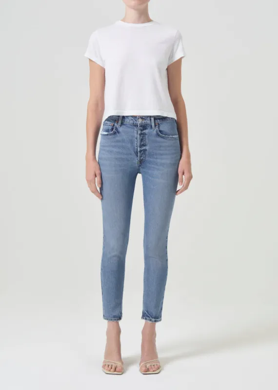 Nico High Rise Slim Fit (STRETCH) in Blame sold by Agolde
