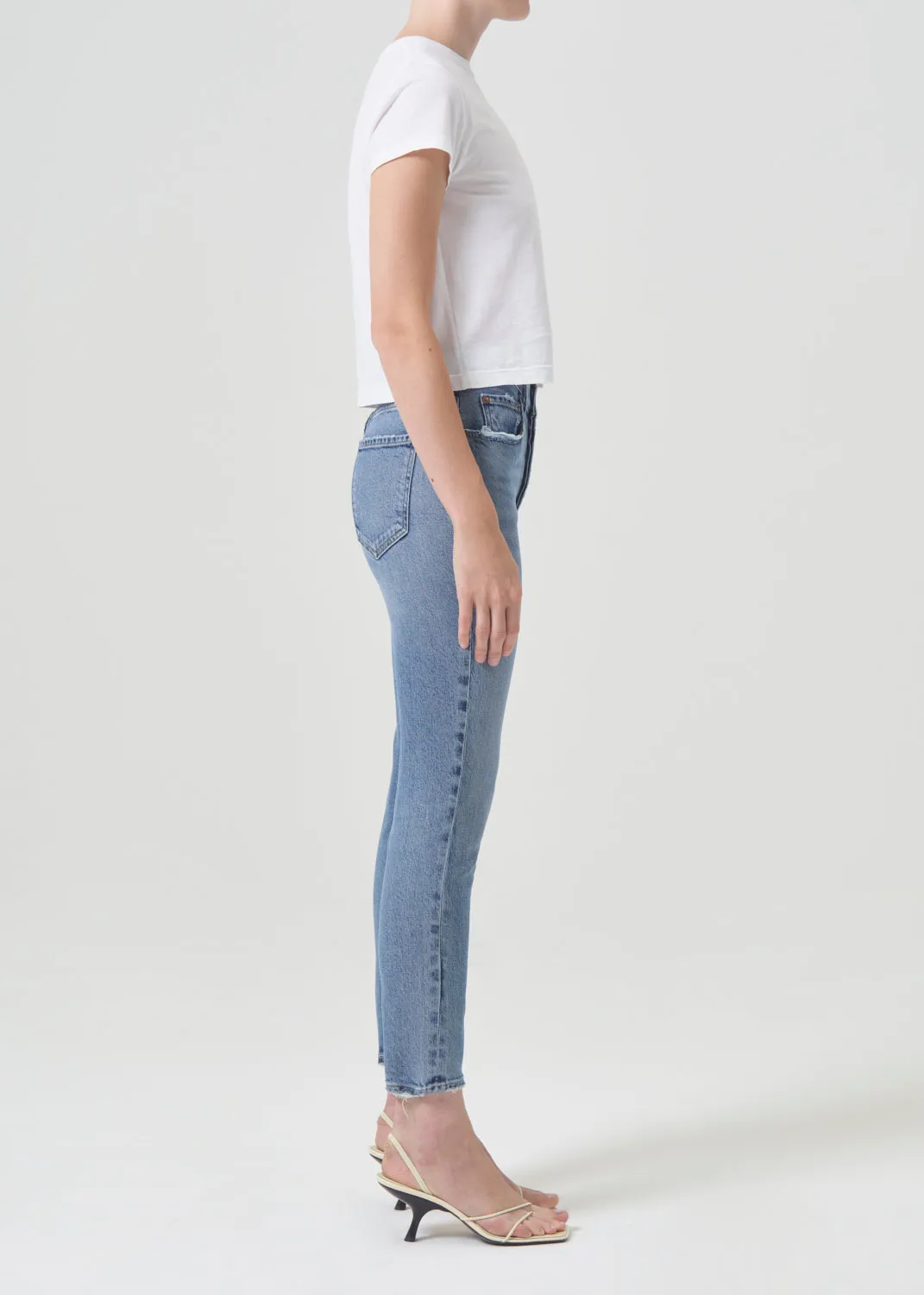 Nico High Rise Slim Fit (STRETCH) in Blame sold by Agolde product image thumbnail 3