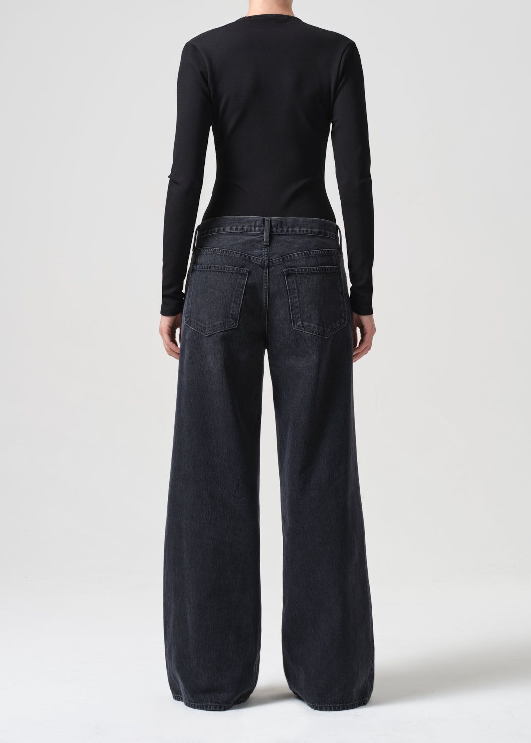 Zena Bodysuit in Black sold by Agolde product image thumbnail 4