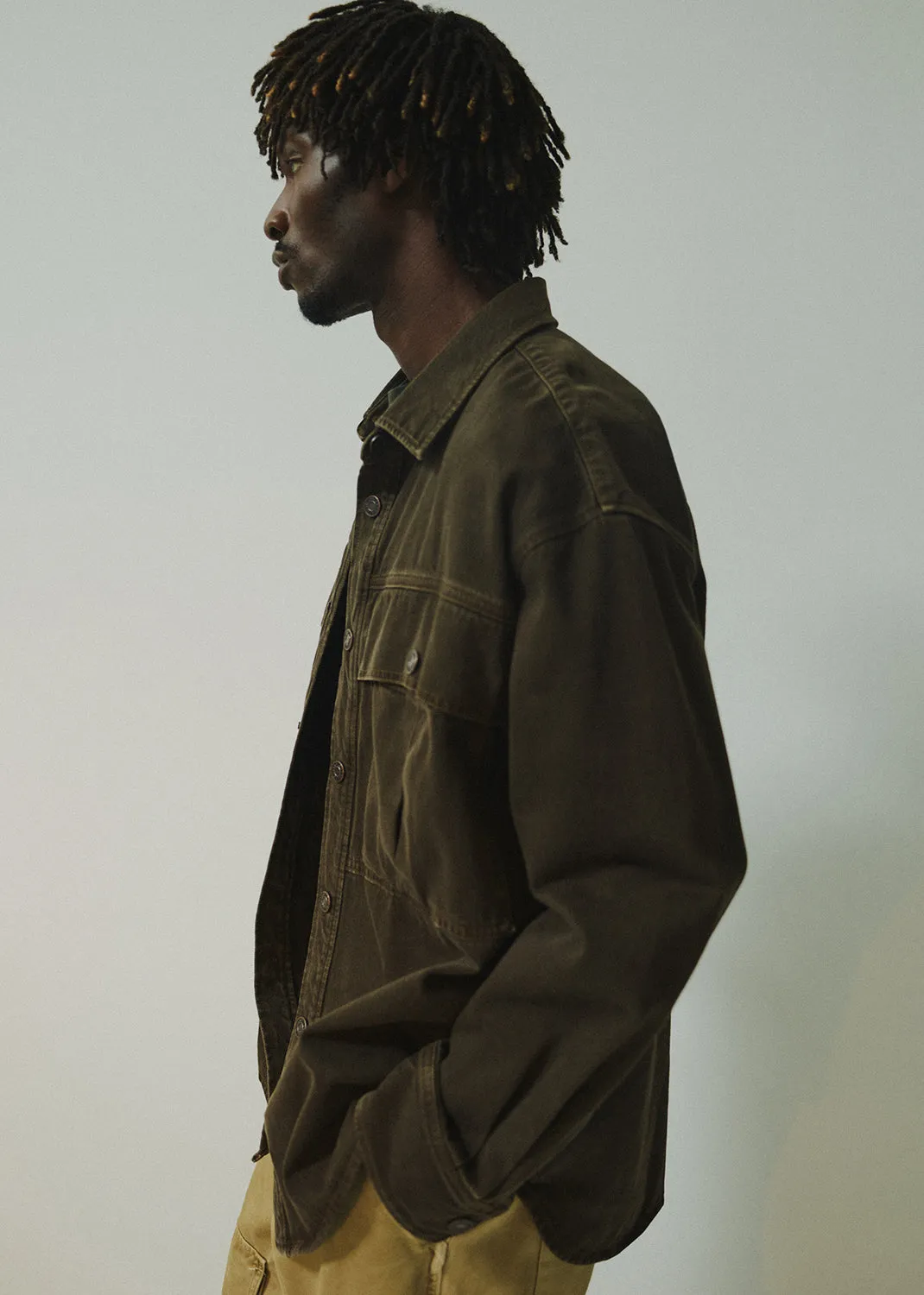 Axel Shirt in Umber sold by Agolde