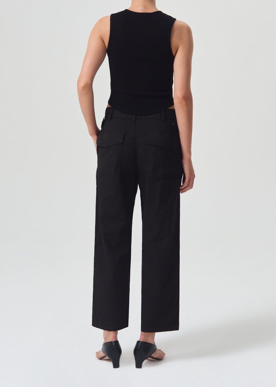 Daria Utility Pant in Black sold by Agolde product image thumbnail 2