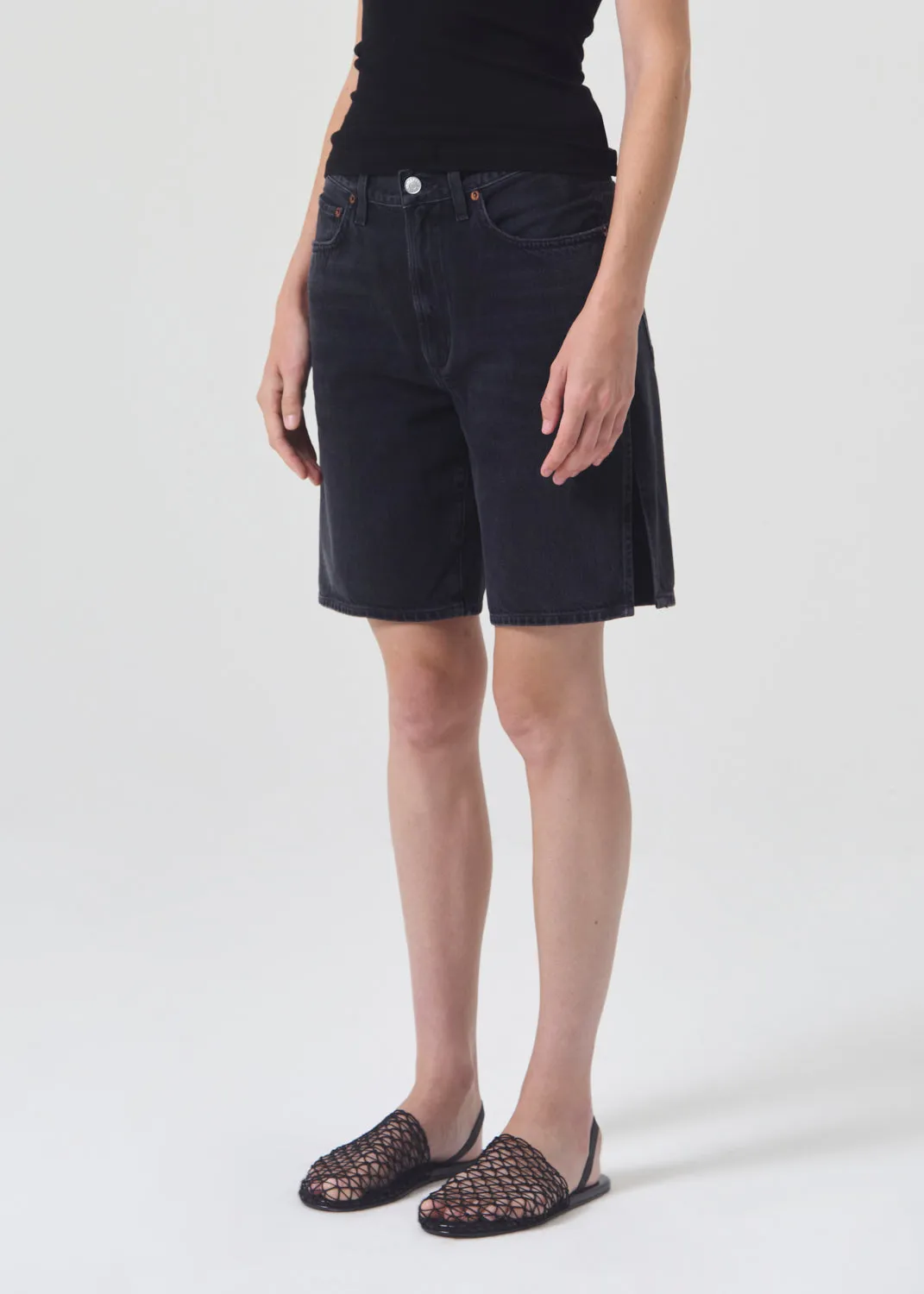 Vida High Rise Short in Hitch sold by Agolde product image thumbnail 4