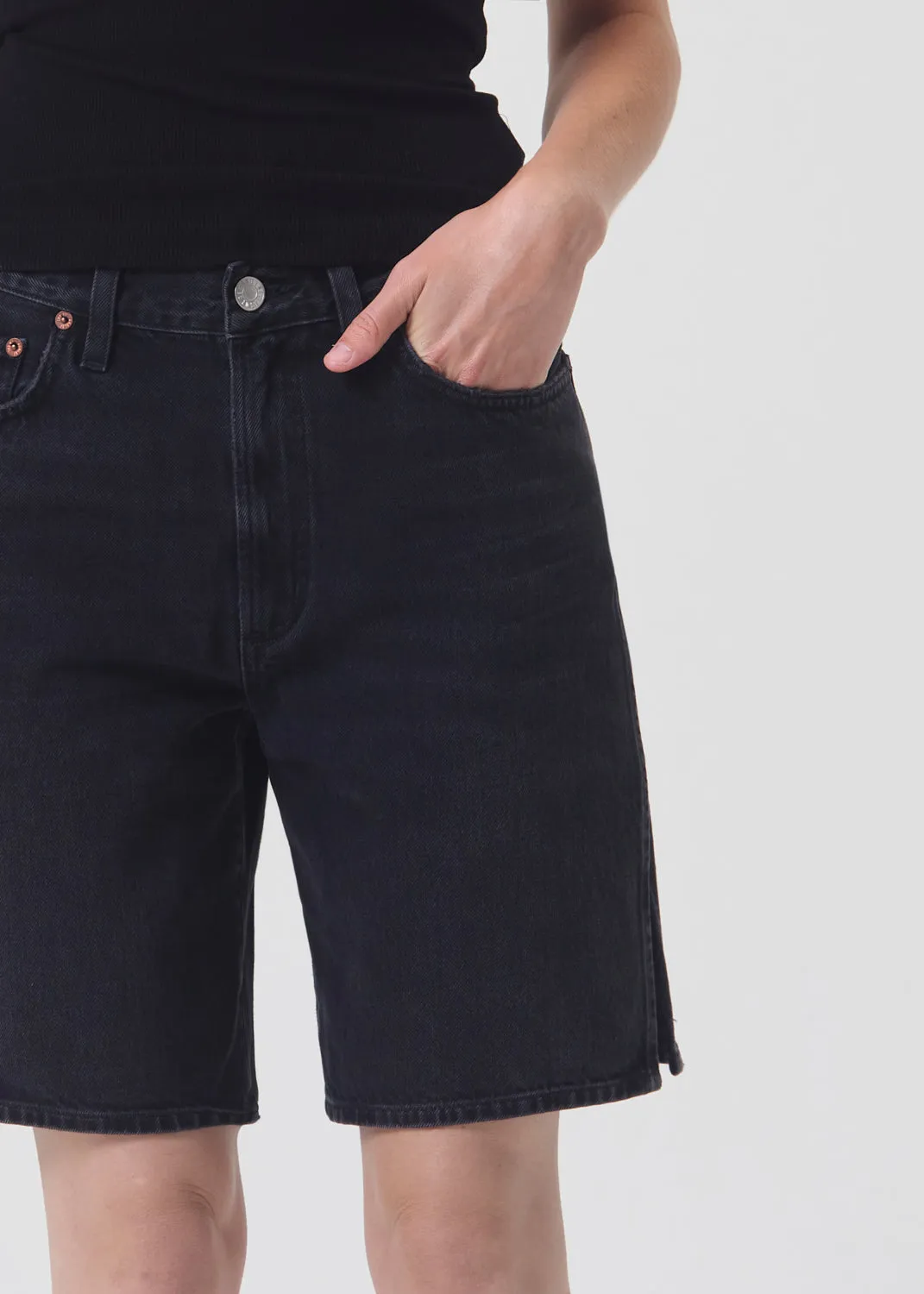 Vida High Rise Short in Hitch sold by Agolde product image thumbnail 5