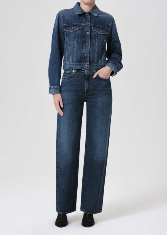 Harper Straight Jean (Stretch) in Tempo sold by Agolde