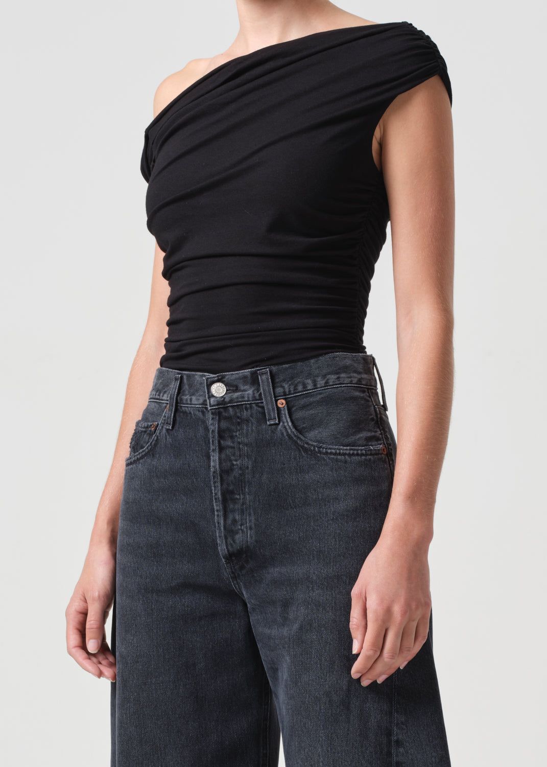 Hilma Bodysuit in Black sold by Agolde product image thumbnail 4