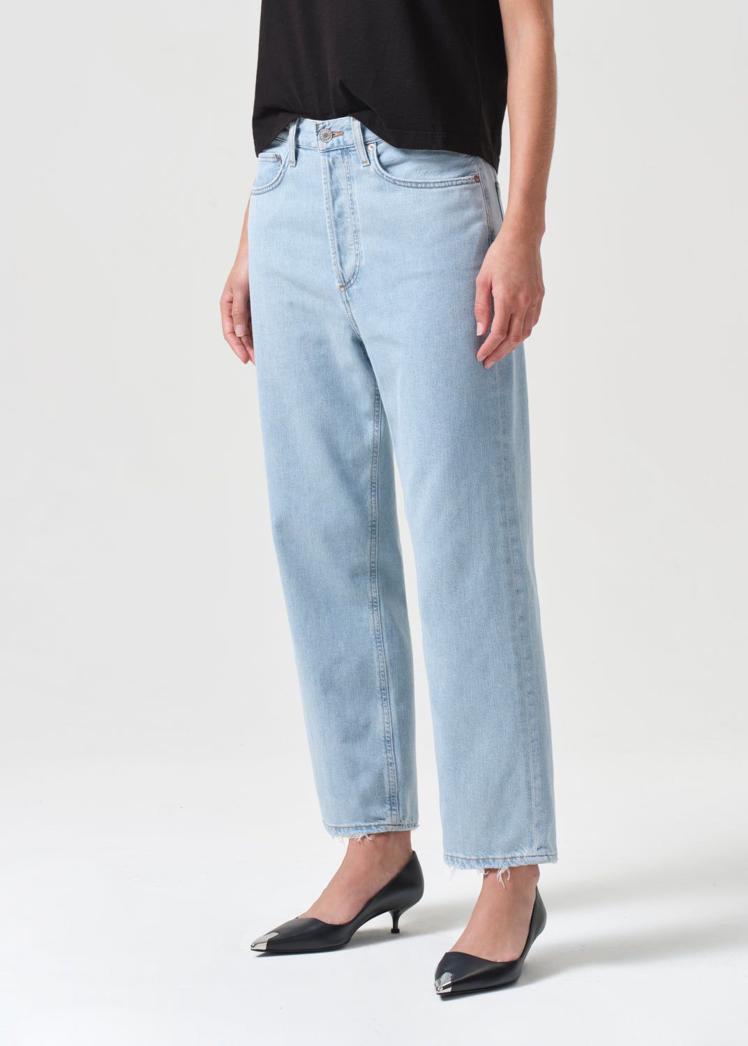 90's Crop Mid Rise Straight in Pivot sold by Agolde product image thumbnail 4