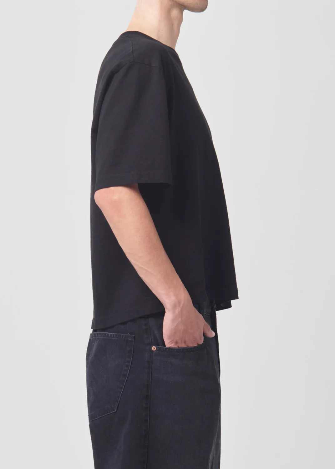 Marr Tee in Black sold by Agolde product image thumbnail 3