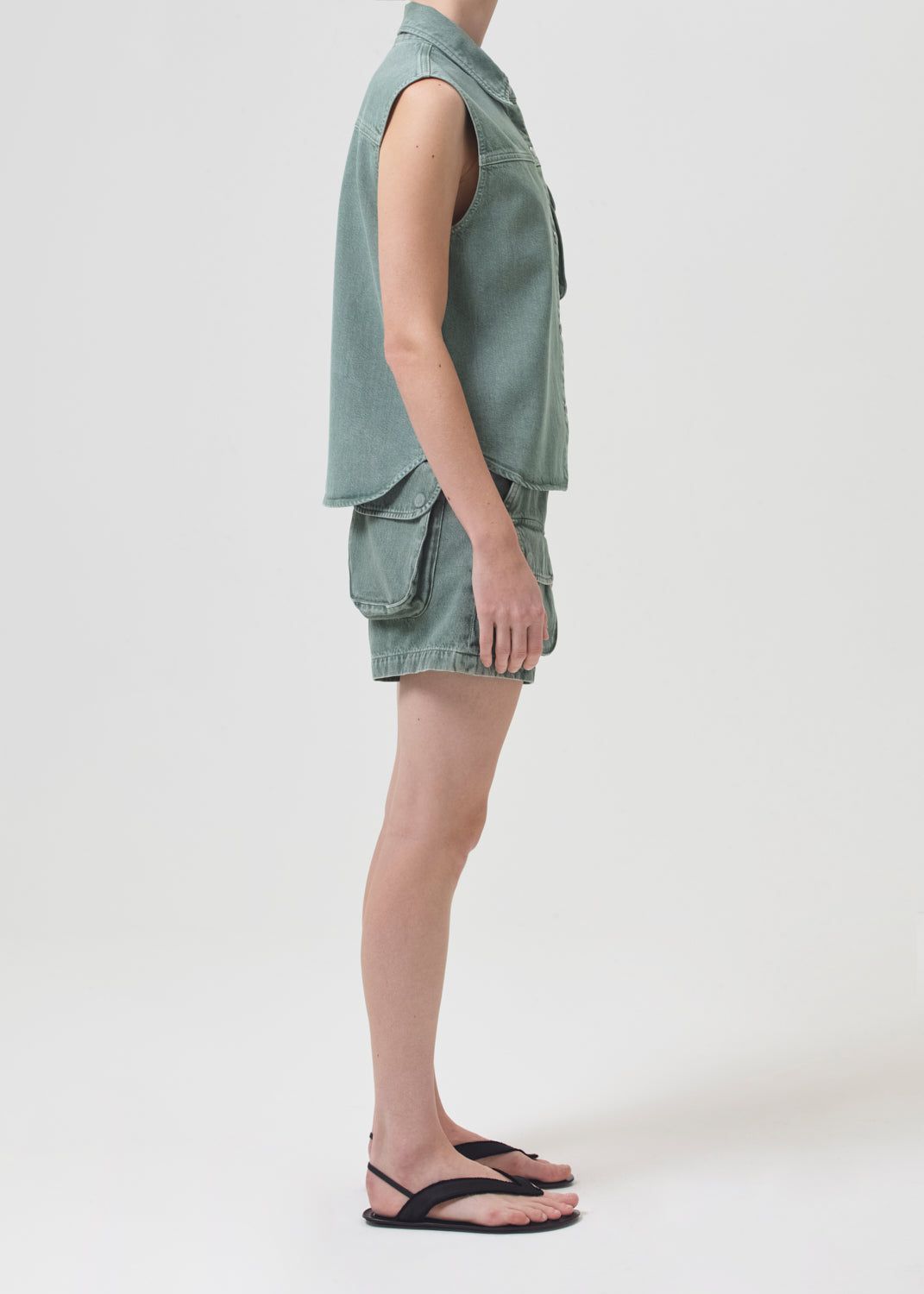 Hadley Shirt in Salamander sold by Agolde product image thumbnail 3