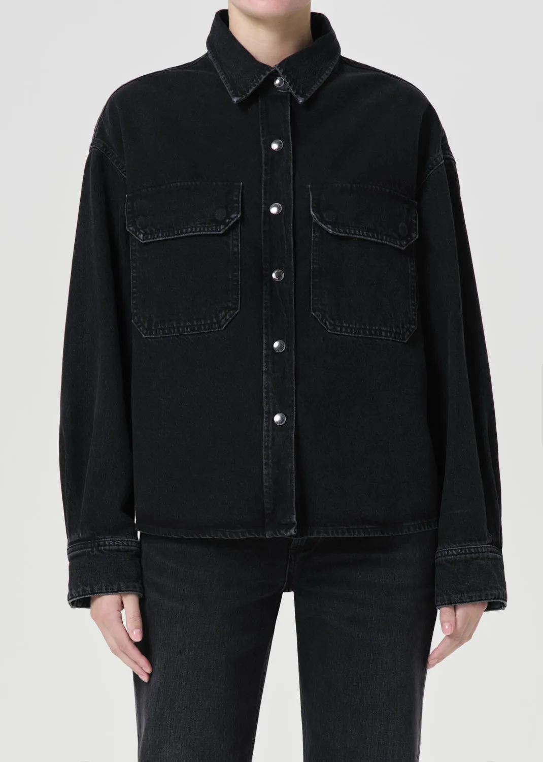 Gwen Slice Shirt in Intense sold by Agolde product image thumbnail 3