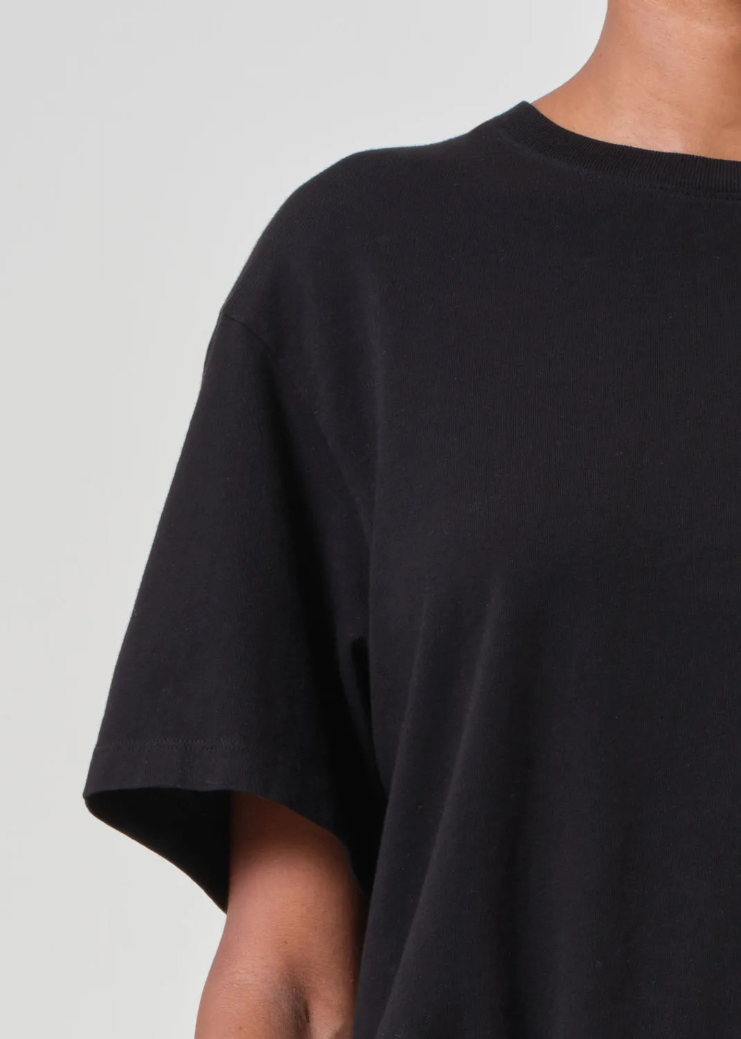 Jay T Shirt in Black sold by Agolde product image thumbnail 5