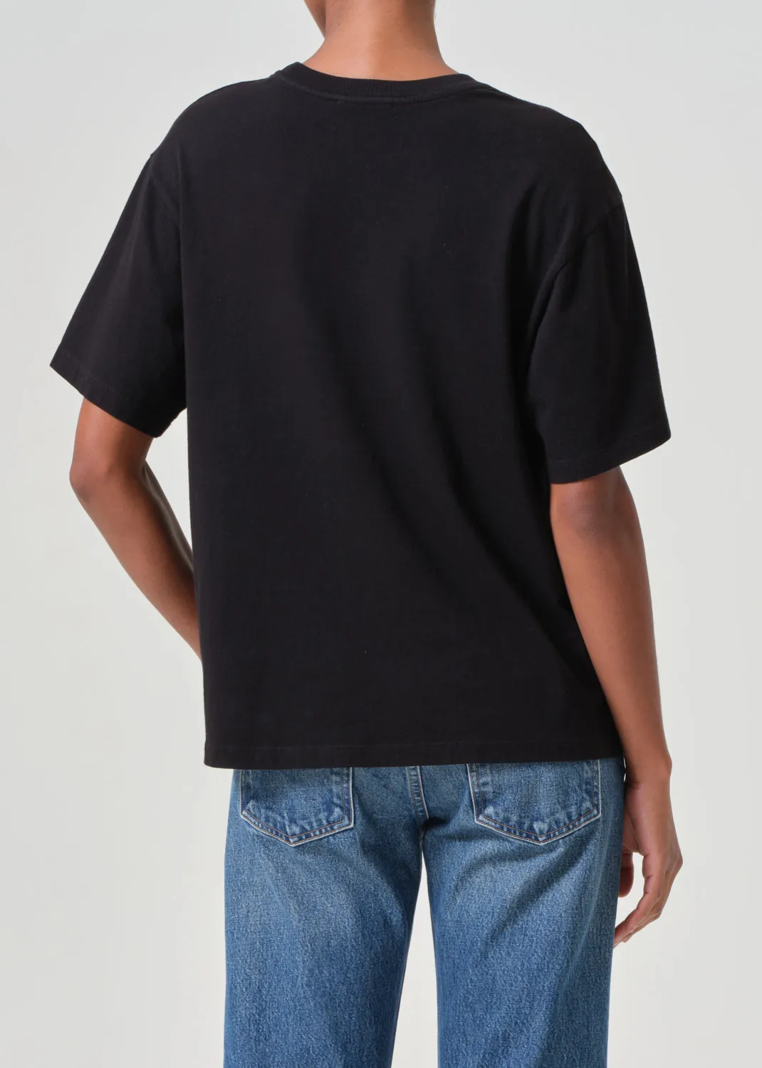 Jay T Shirt in Black sold by Agolde product image thumbnail 3