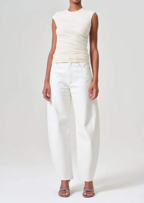 Luna Pieced Recycled Leather in Lace sold by Agolde