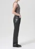 Recycled Leather Kelly Jean in Smoke sold by Agolde
