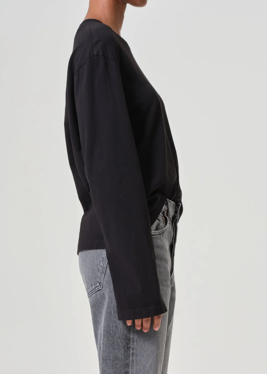 Runa Tee in Black sold by Agolde product image thumbnail 5