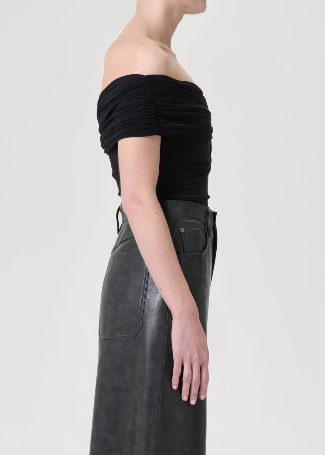 Etienne Bodysuit in Black sold by Agolde product image thumbnail 4