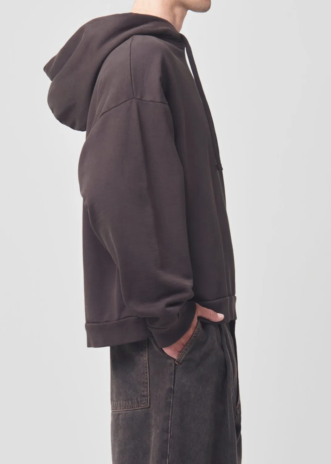 Salford Hoodie in Bayes sold by Agolde product image thumbnail 4