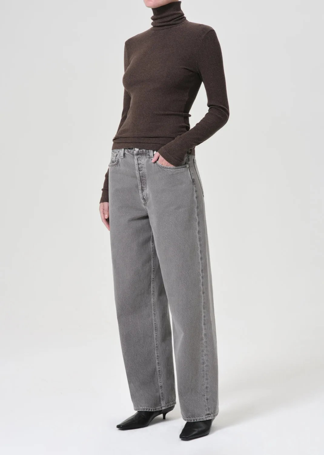 Pascale Turtleneck in Lizard sold by Agolde product image thumbnail 2