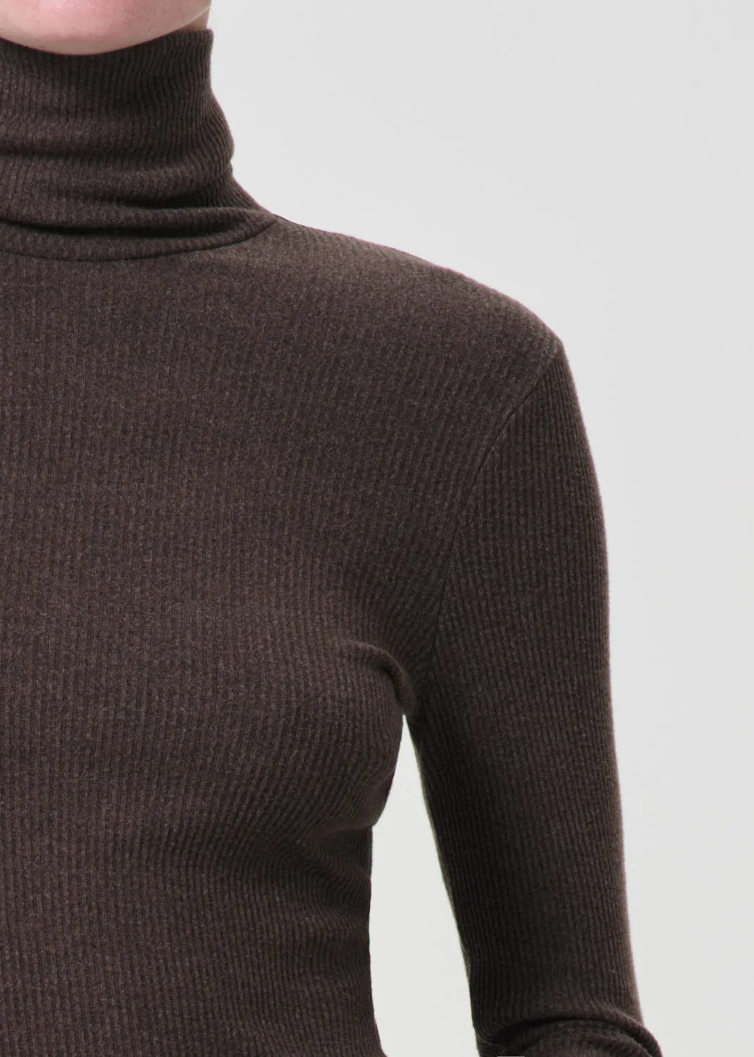 Pascale Turtleneck in Lizard sold by Agolde product image thumbnail 5