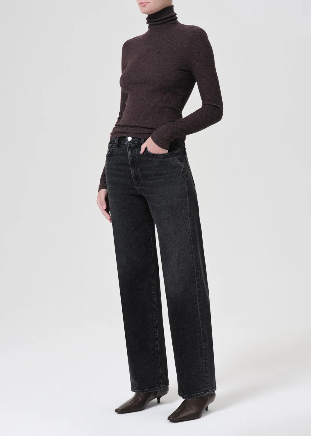 Pascale Turtleneck in Fox sold by Agolde product image thumbnail 5