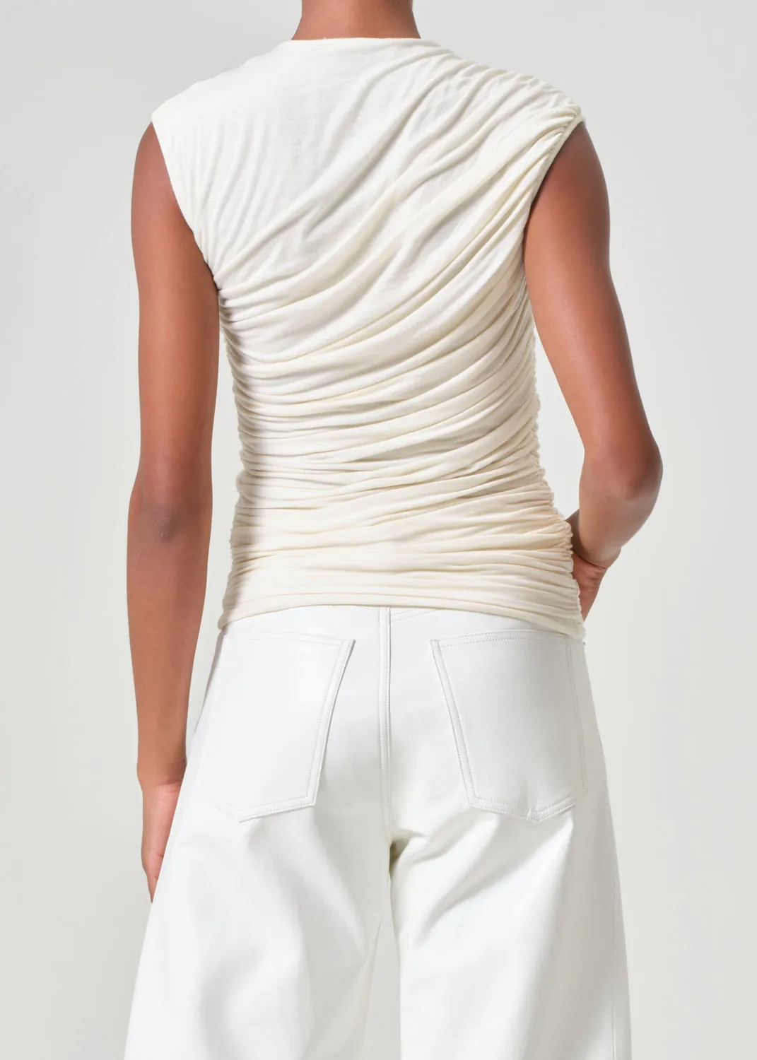 Ester Tank in Oat Milk sold by Agolde product image thumbnail 2