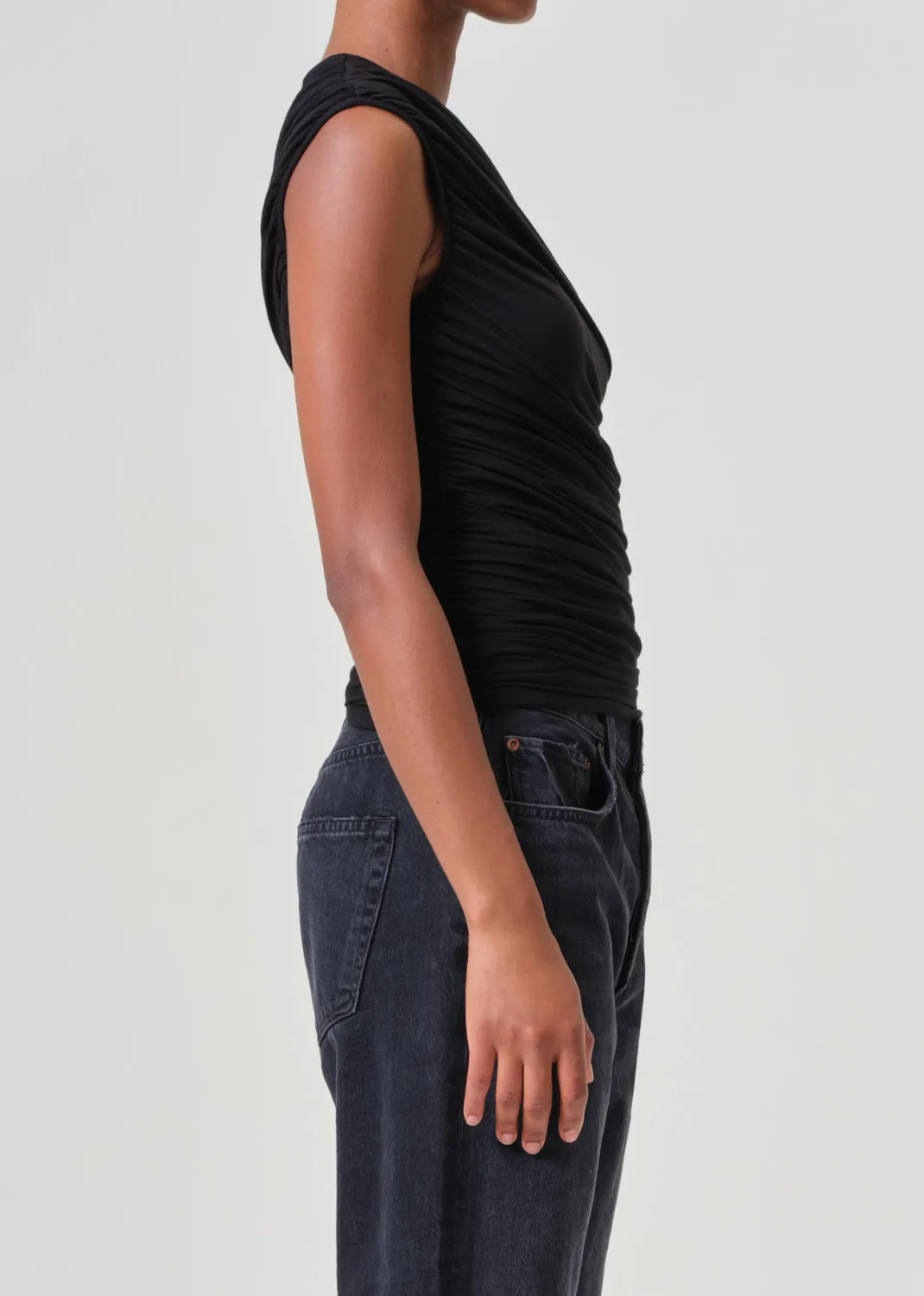 Ester Tank in Black sold by Agolde product image thumbnail 4