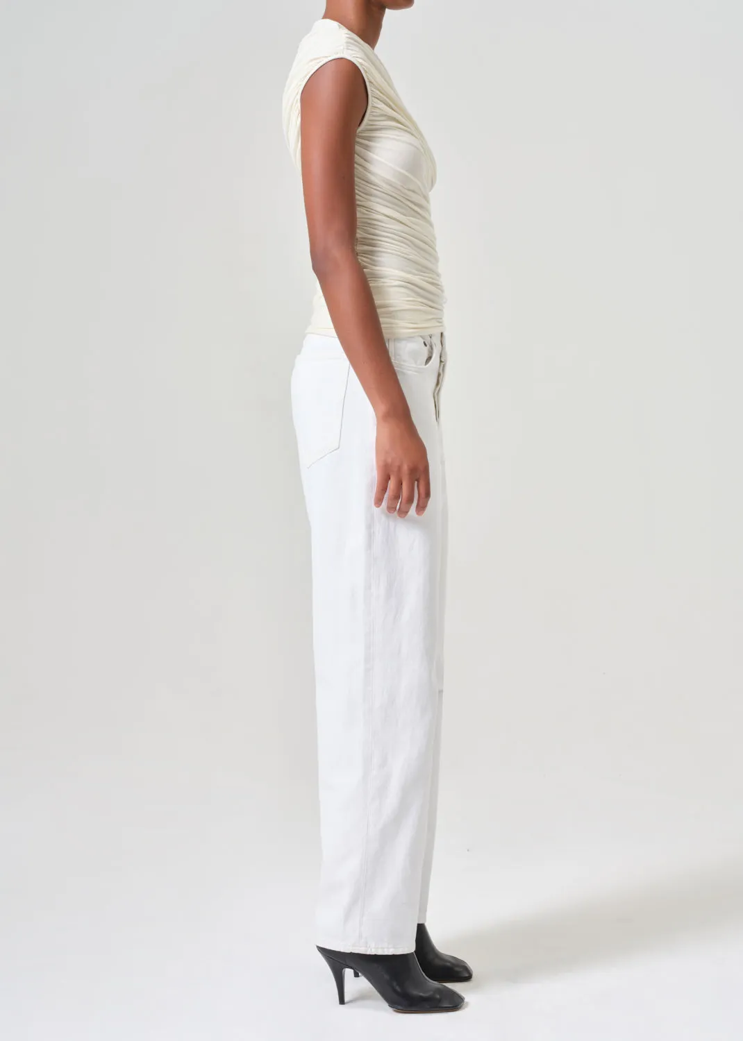 V-Waist Baggy in Milkshake sold by Agolde product image thumbnail 3