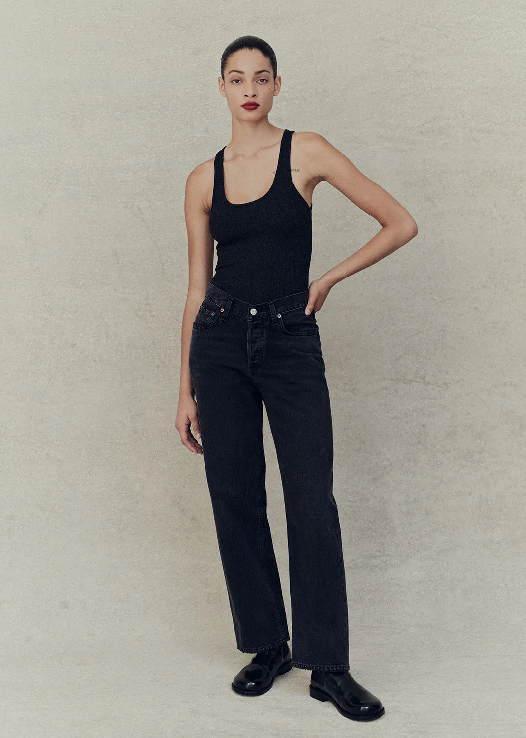 V-Waist Baggy in Hitch sold by Agolde