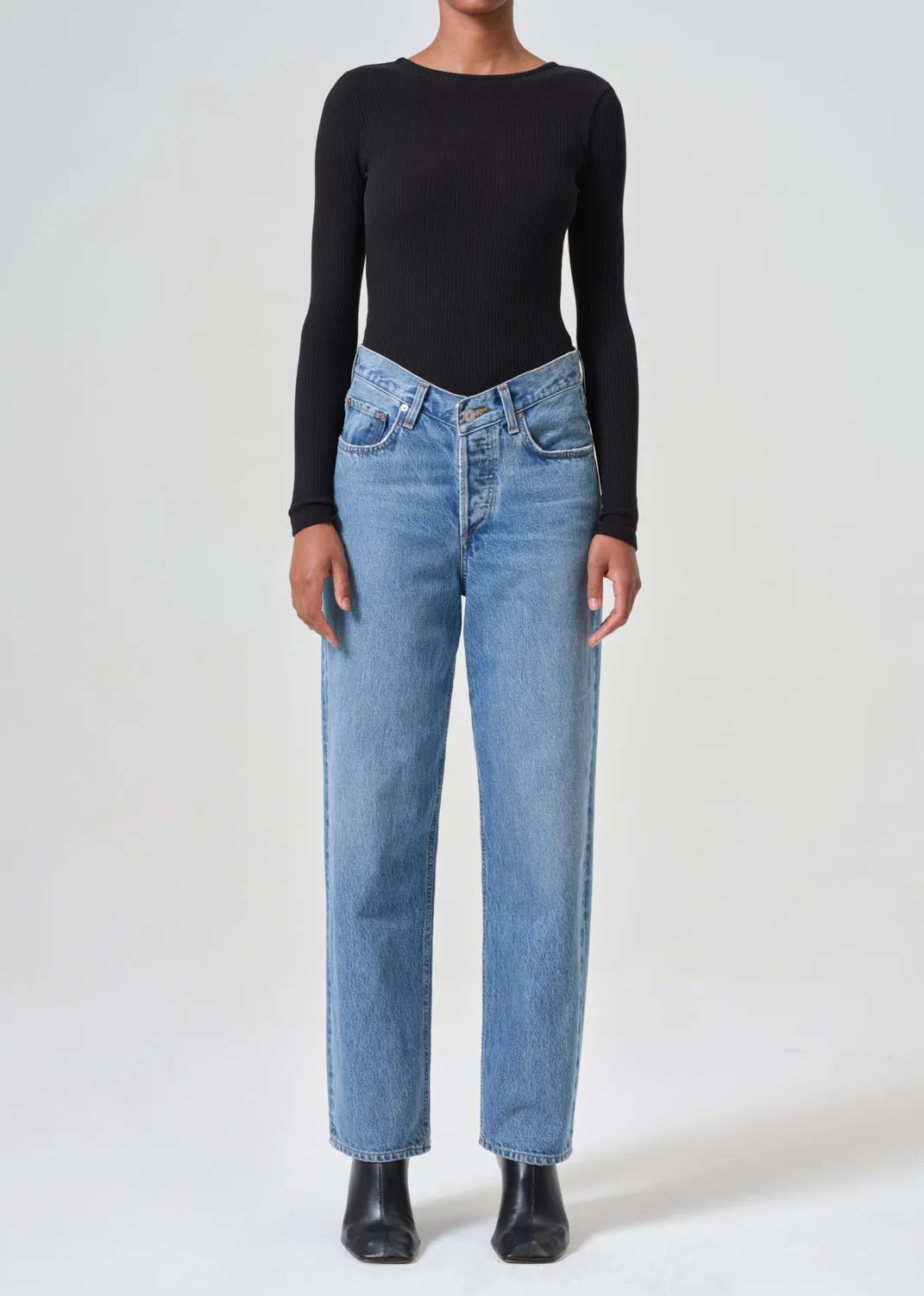 V-Waist Baggy in Fairway sold by Agolde