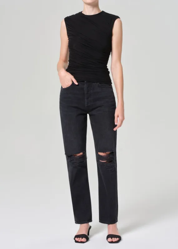 90'S Pinch Waist High Rise Straight in Fuse sold by Agolde