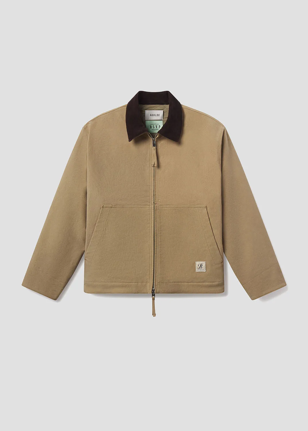 AGOLDE / RSVP District Work Jacket in Khaki sold by Agolde