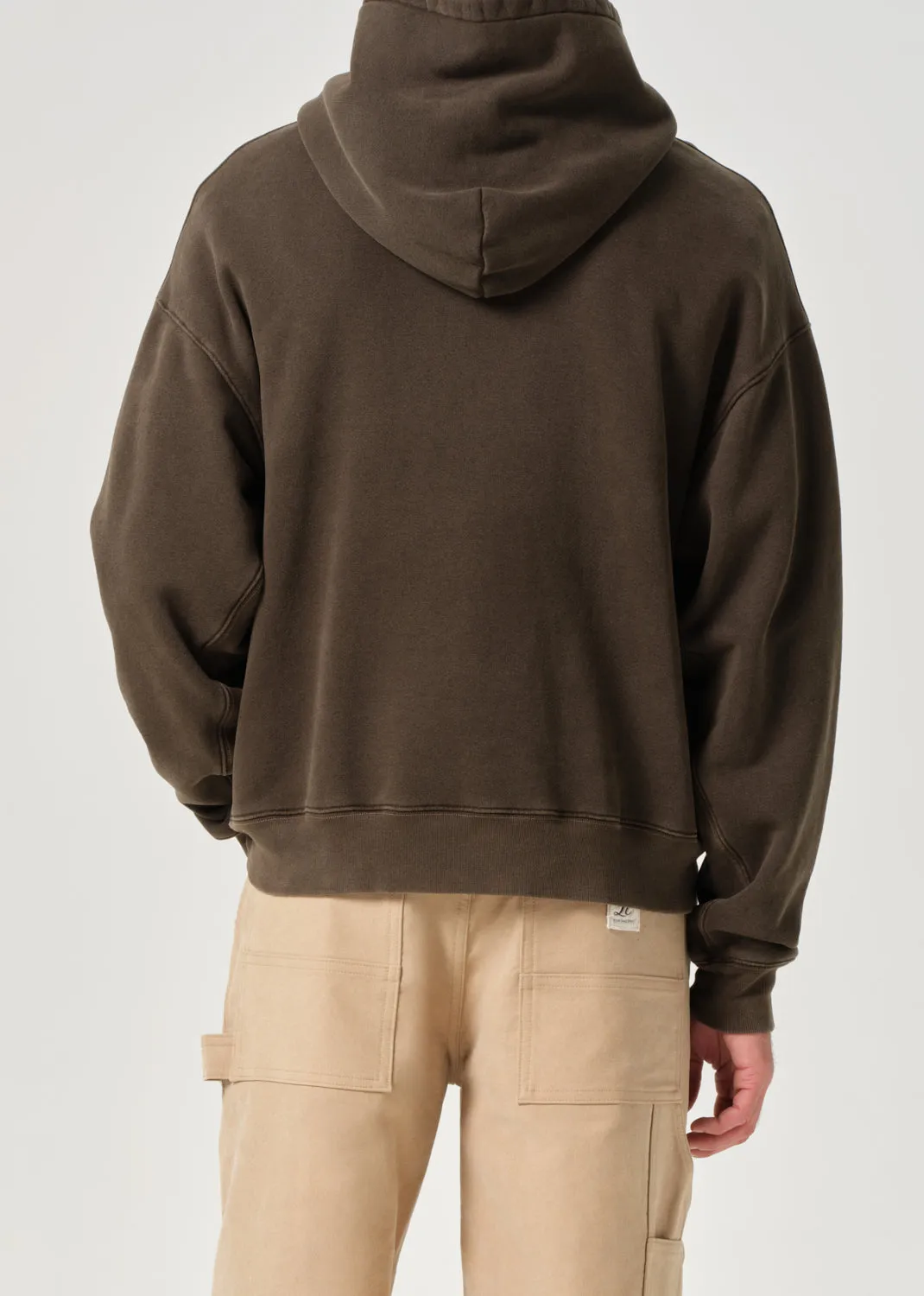 AGOLDE / RSVP Easton Hoodie in Olive / Black sold by Agolde product image thumbnail 3